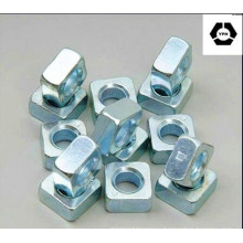 DIN557 Alloy Steel Square Nut with Zinc
